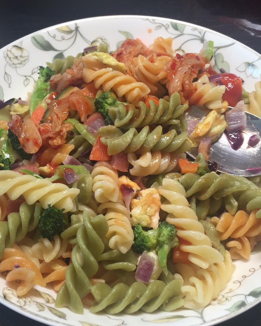 【山姆通心粉】虾仁时蔬炒意粉