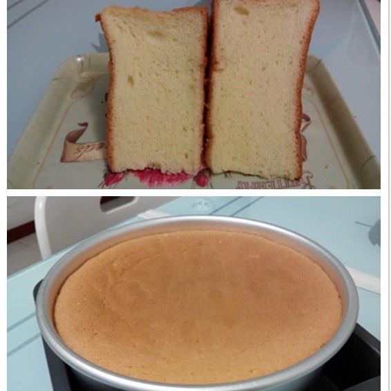 6寸戚风蛋糕（2蛋）