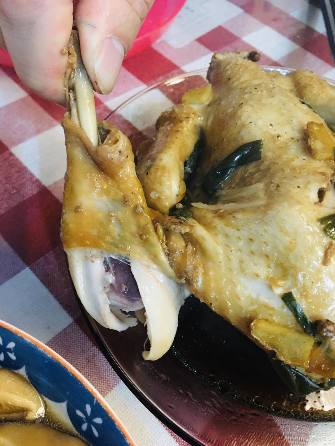 电饭煲焖鸡的做法