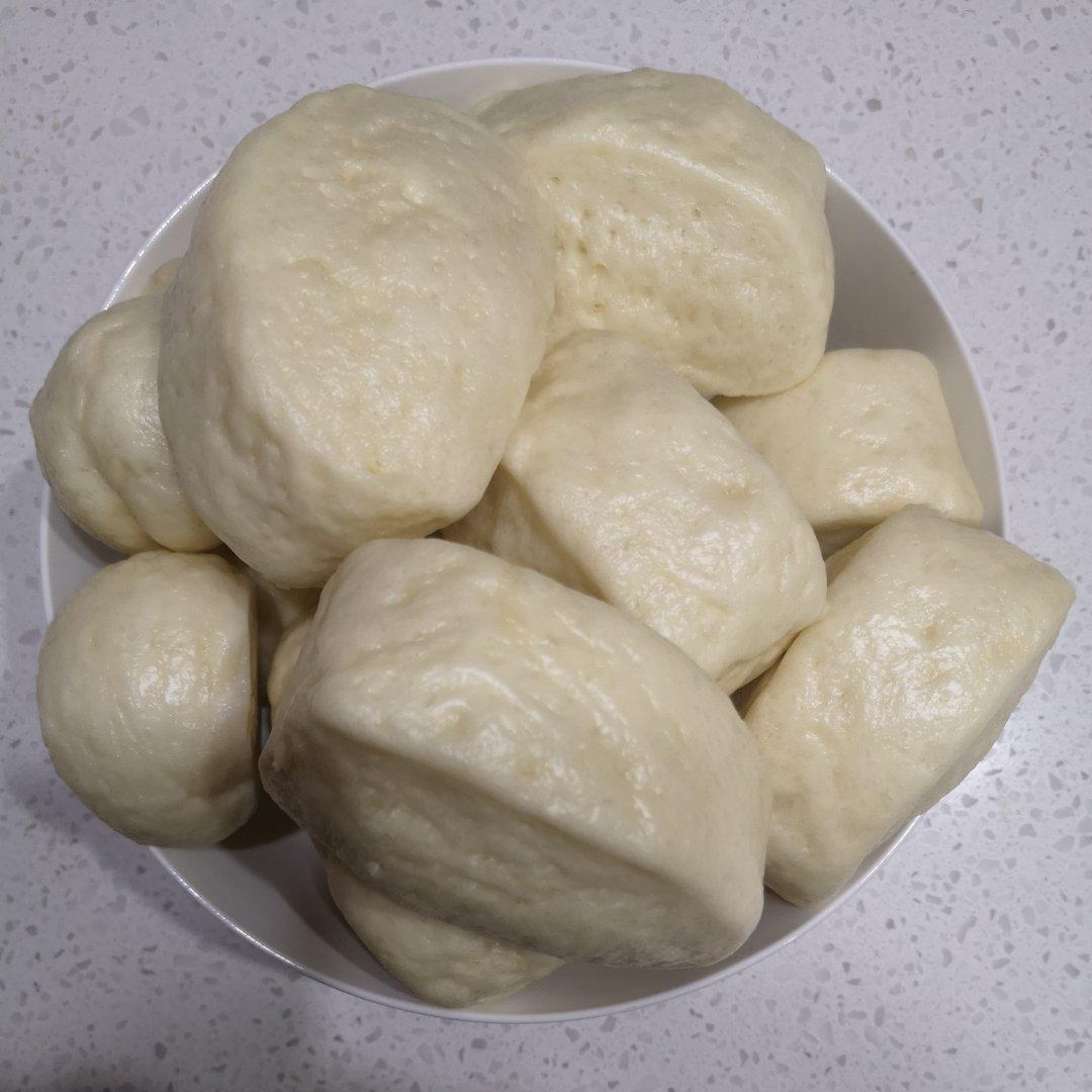 高筋面粉馒头。记录用量