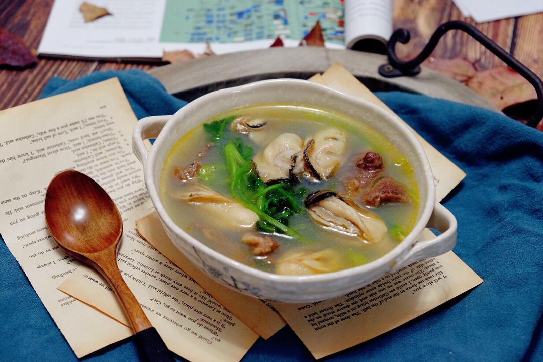 生蚝牛肉香菜汤的做法