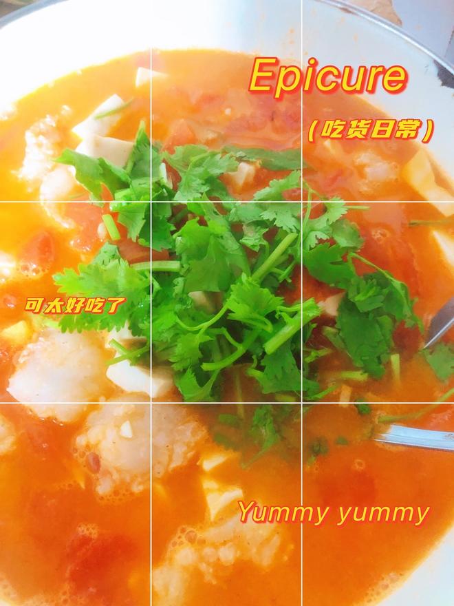 番茄🍅龙利鱼豆腐汤（老人小孩都爱吃）的做法