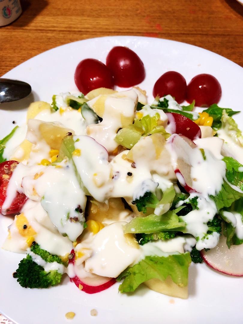 简易水果沙拉(酸奶版)