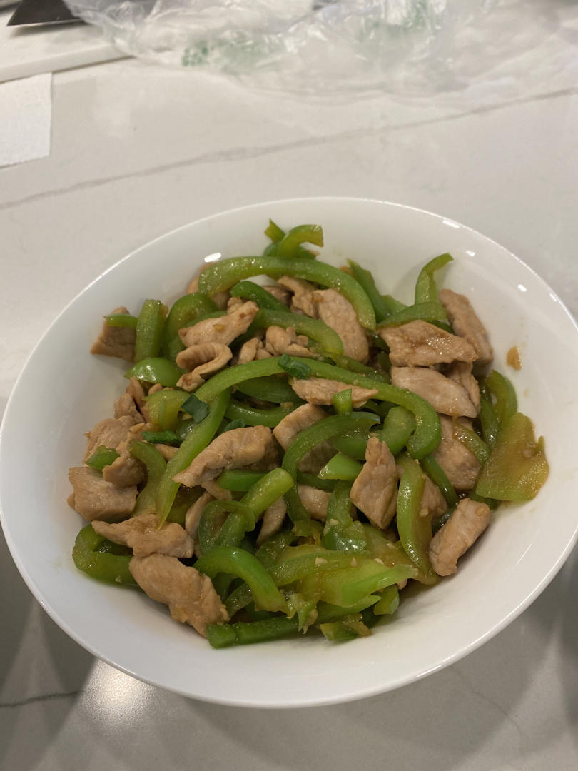 ㊙️超级下饭的青椒炒肉丝❗️吃三碗饭都不够