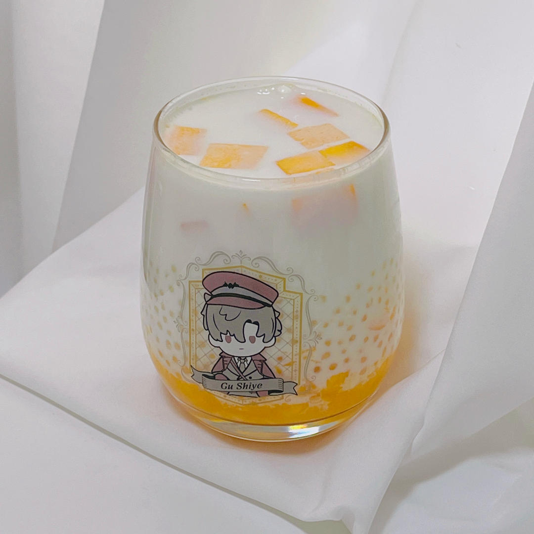 港式甜品——杨枝甘露(芒果西米露)附芒果花切法