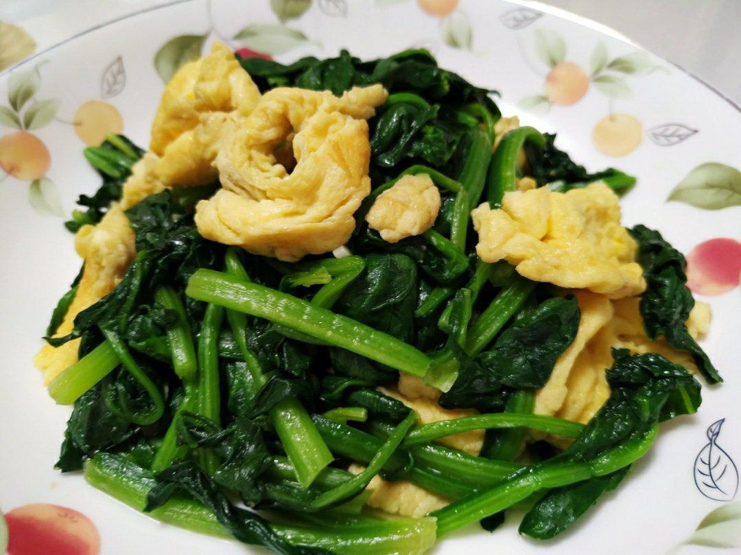 菠菜炒蛋
