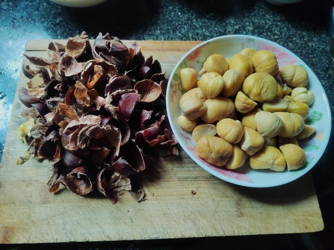巧剥栗子皮
