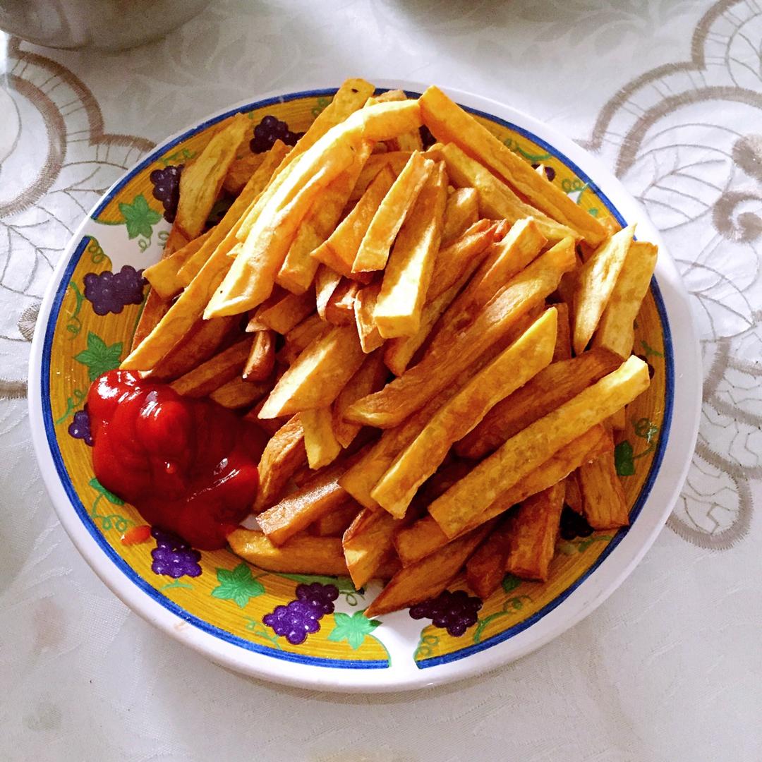 anneleselin做的炸红薯条