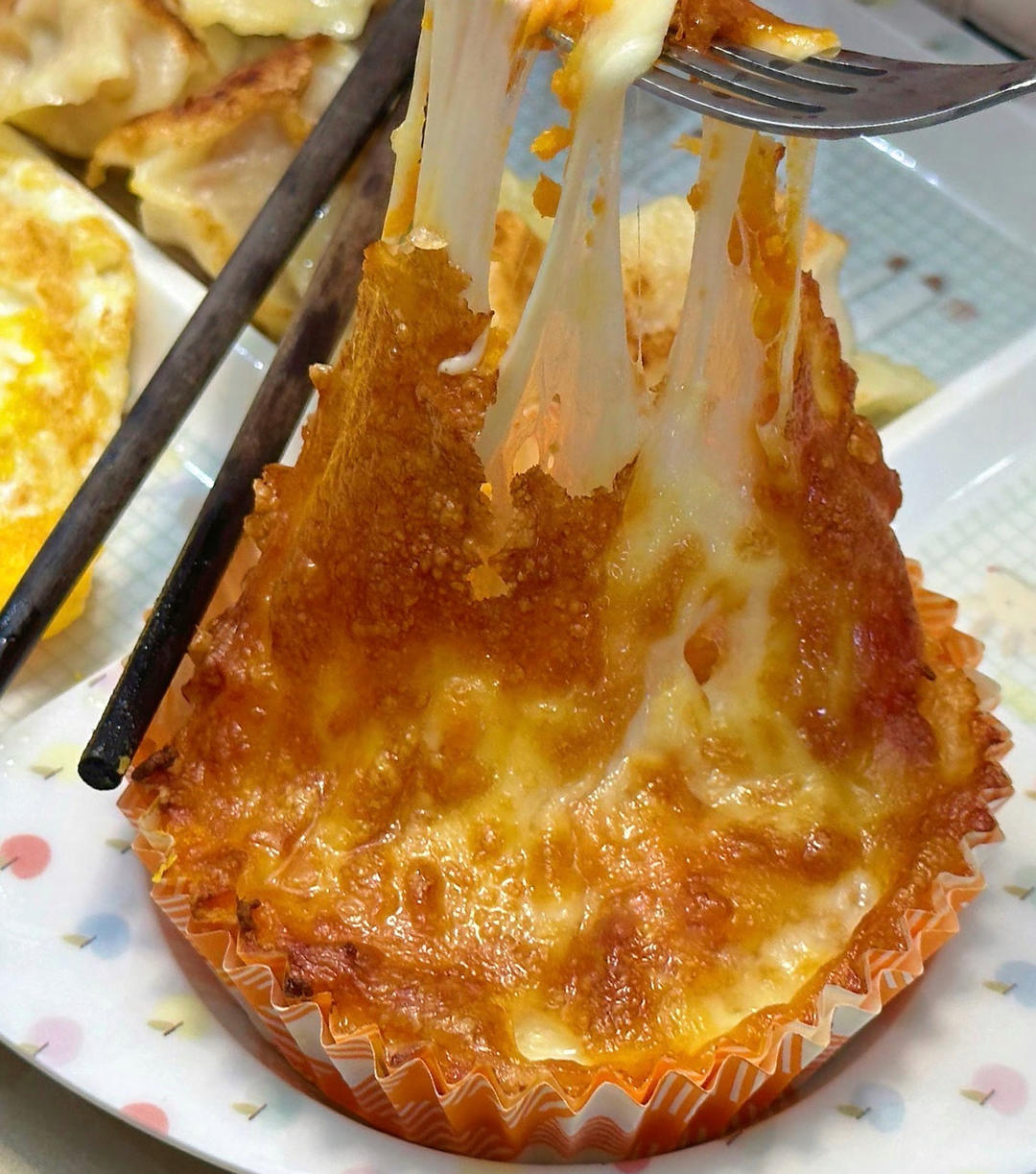 健康无油无糖版芝士焗红薯🍠