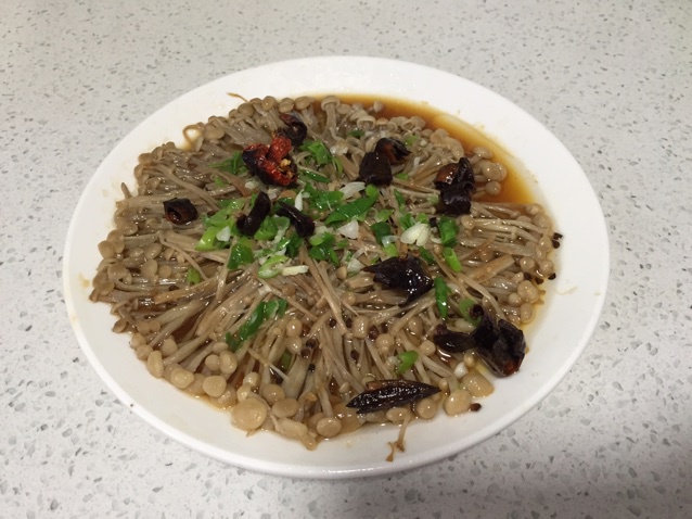 油泼金针菇