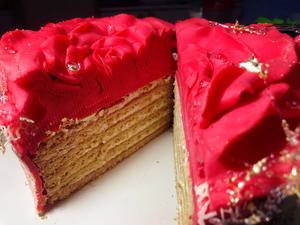 巧克力红玫瑰生日蛋糕的做法 步骤34