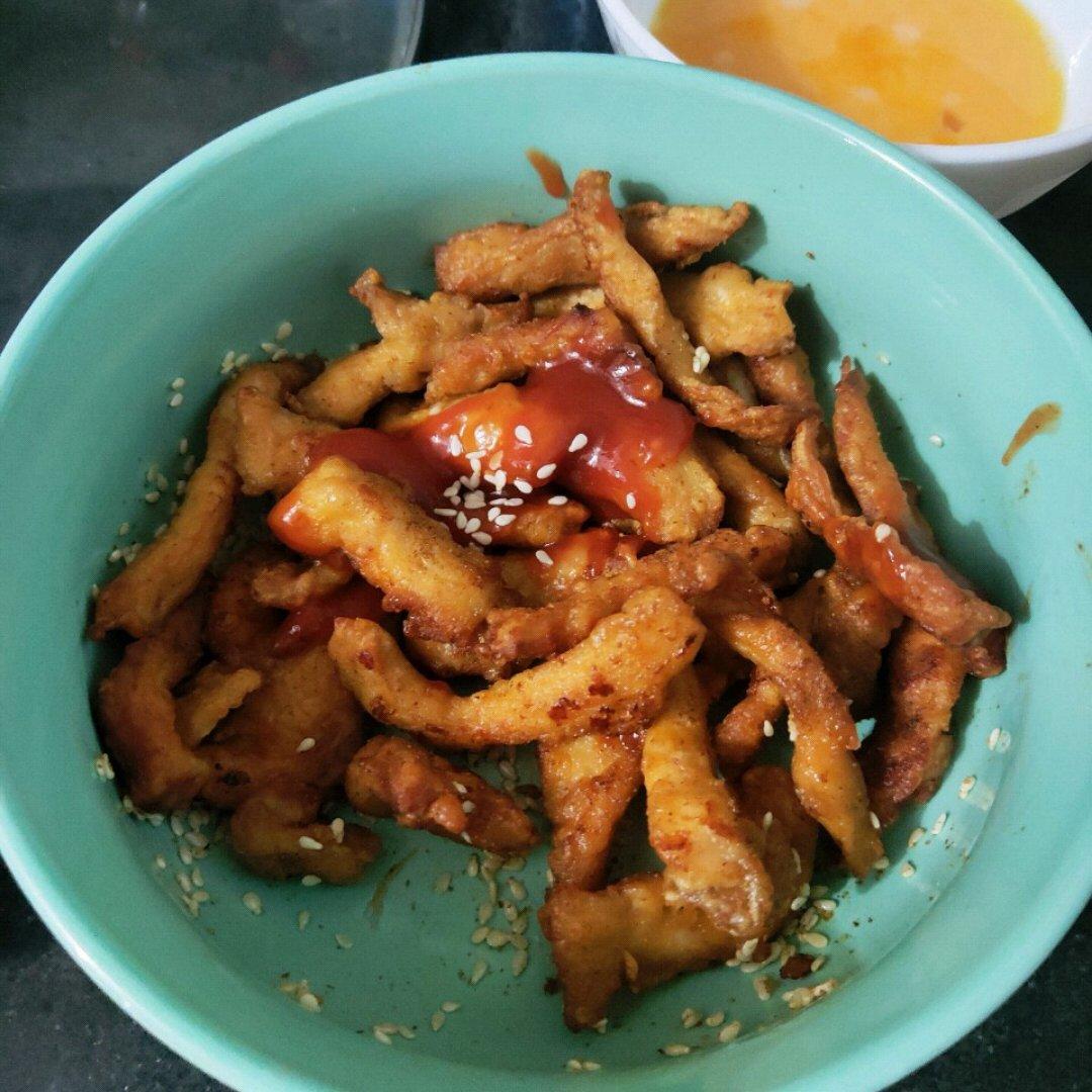 鸡胸肉神仙吃法🔥好吃到爆炸的椒盐小酥肉条