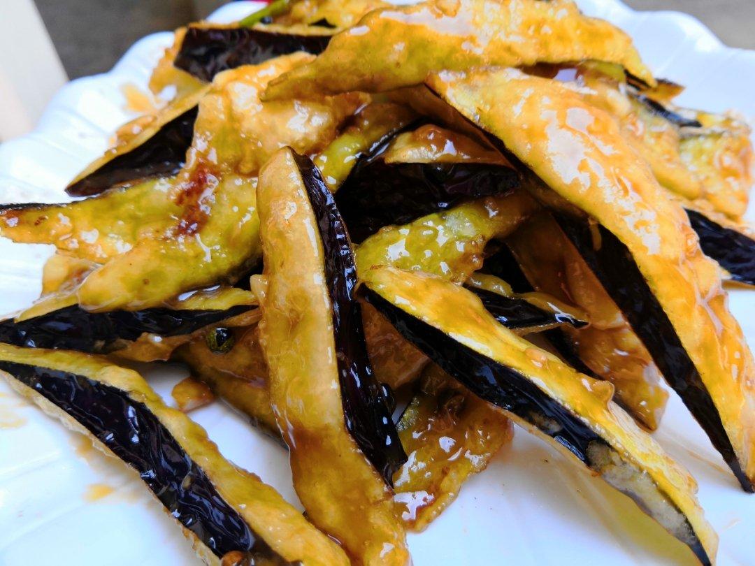 口水茄子、风味茄子（正宗饭店口感、放很久依然保持茄子酥脆的独门秘诀）