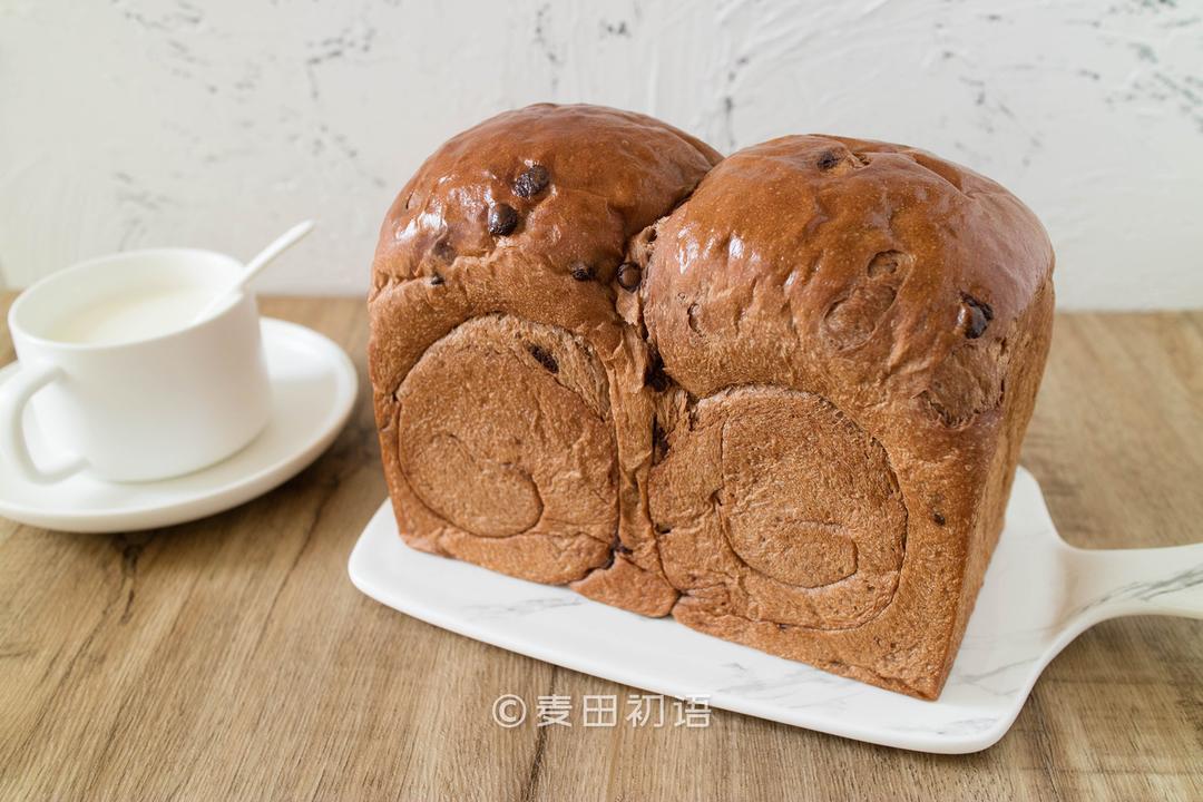 香浓柔软的巧克力吐司