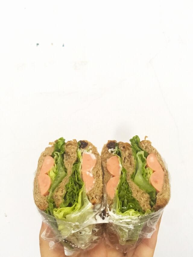 如何做超厚的沼三明治~详细tip！牛油果鸡蛋午餐肉三明治~