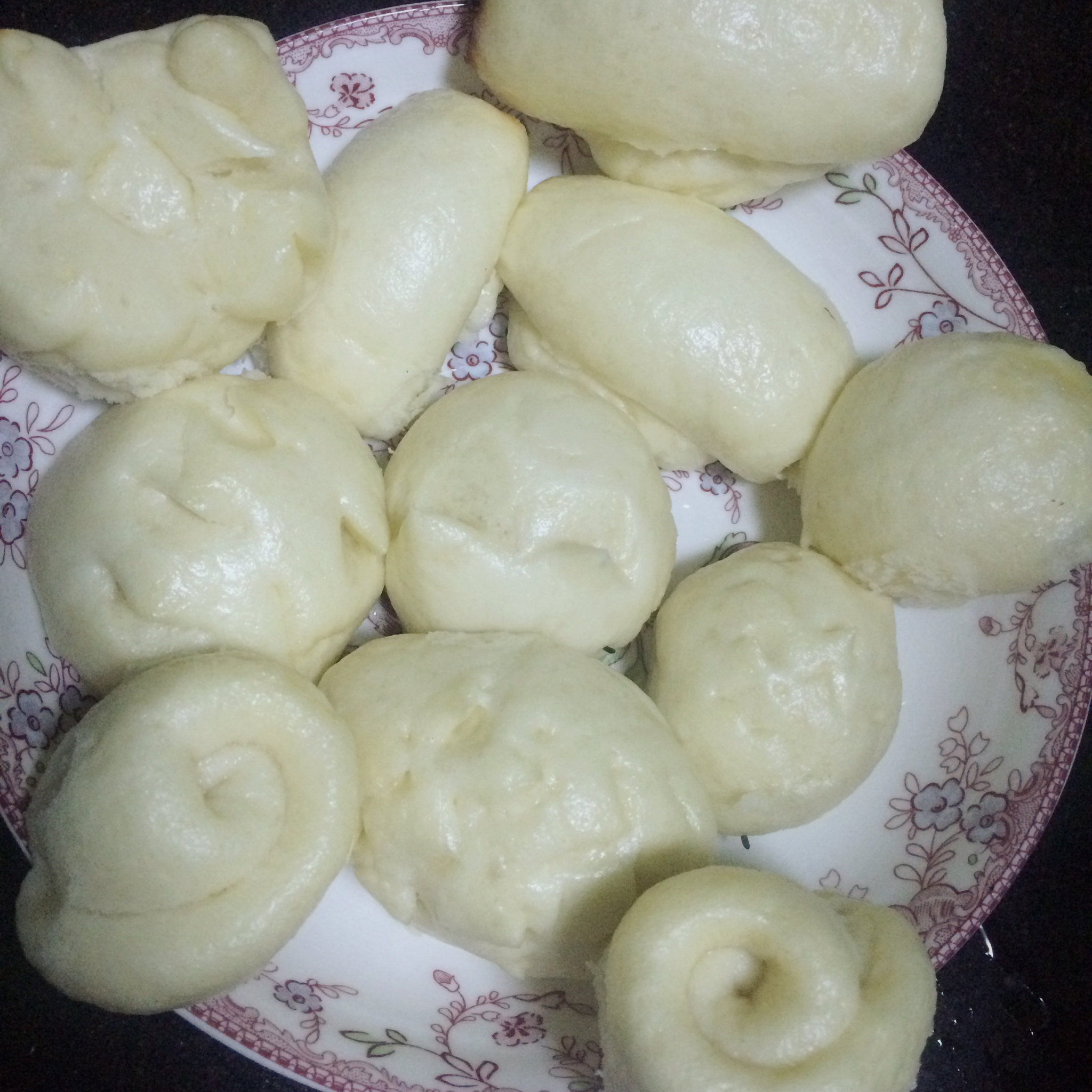 自发粉版蒸馒头