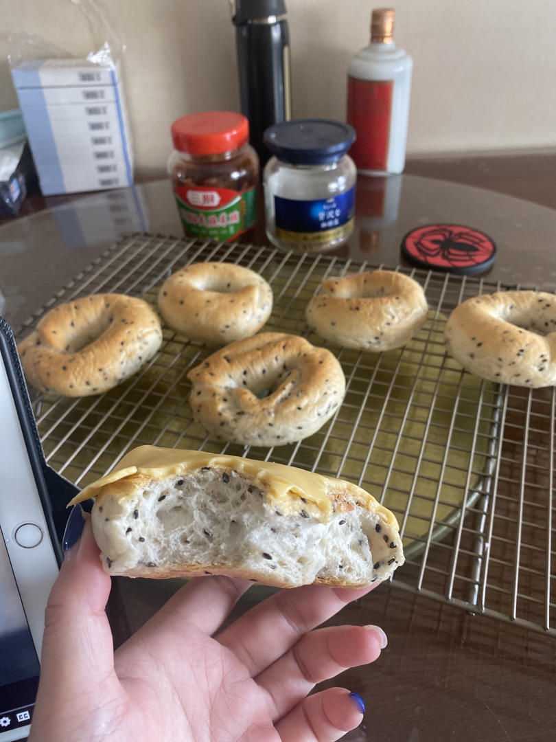 原味贝果🥯/黑芝麻贝果🥯