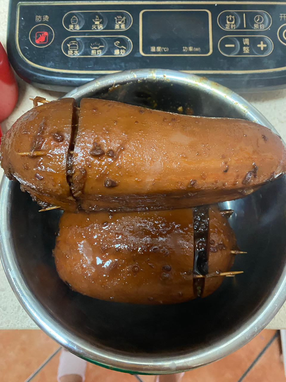 桂花糯米糖藕（上色技巧）