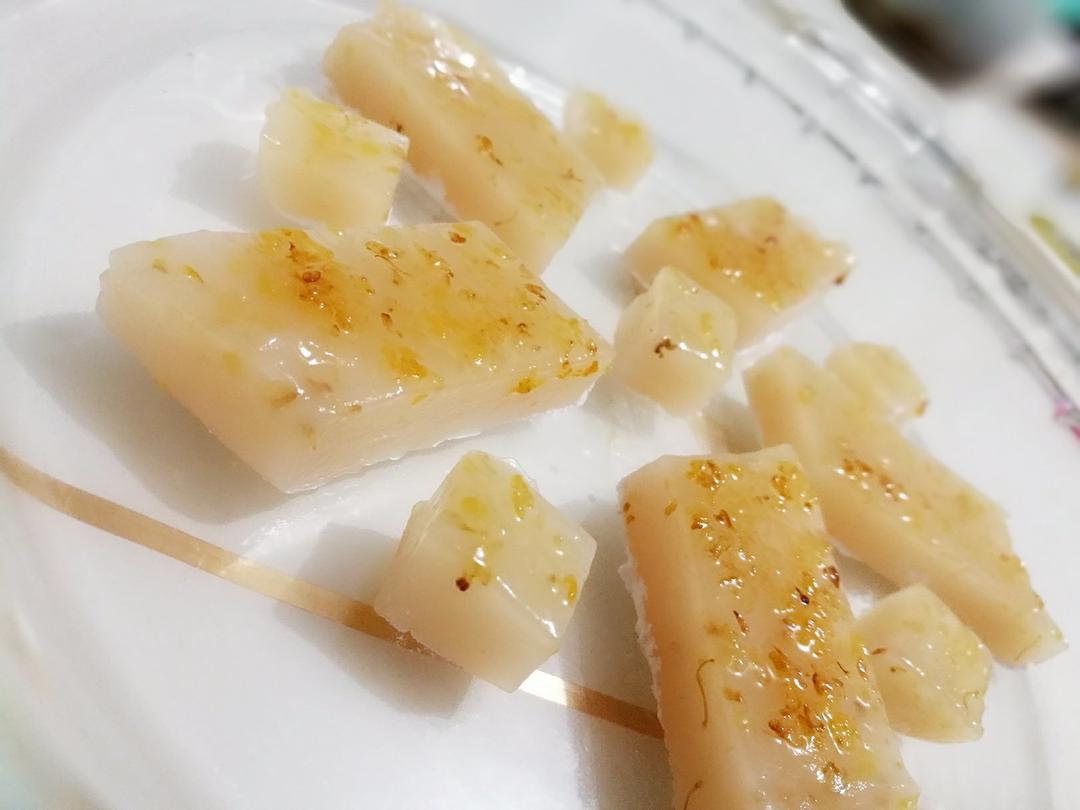 藕粉桂花糖糕（无油）