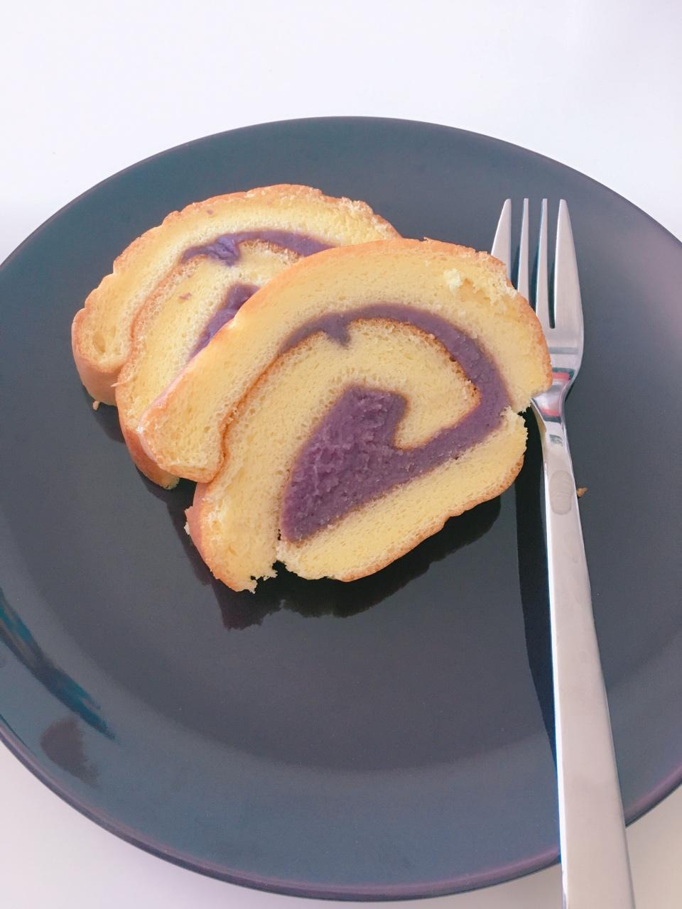 香芋紫薯蛋糕卷