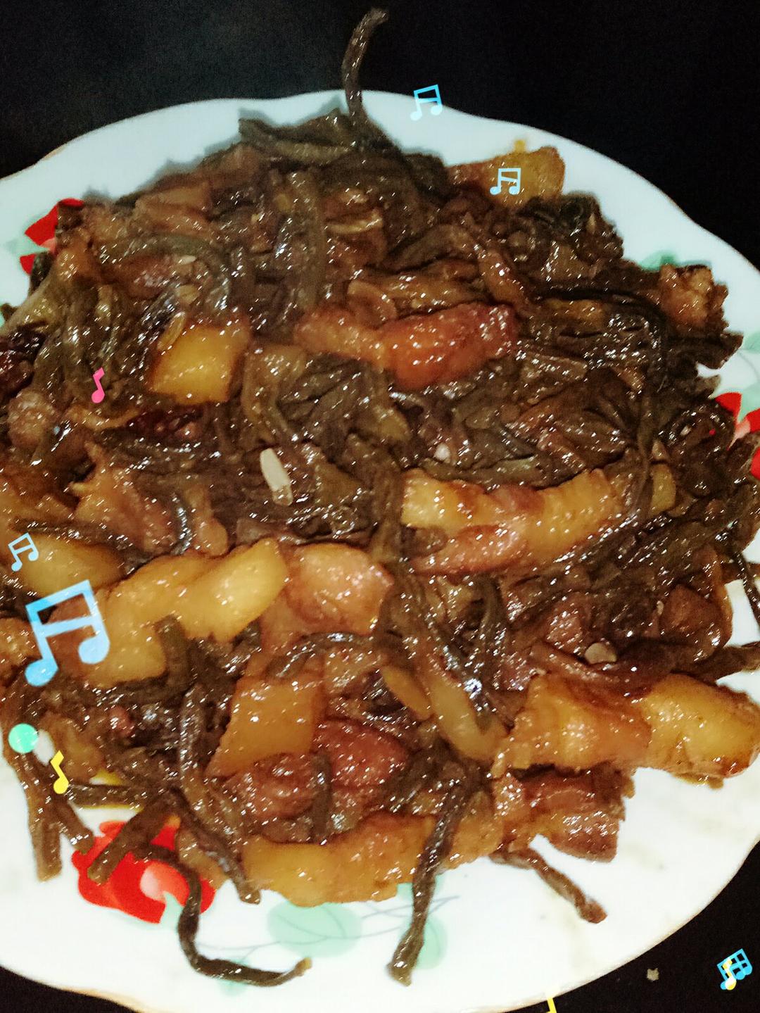 干豆角红烧肉