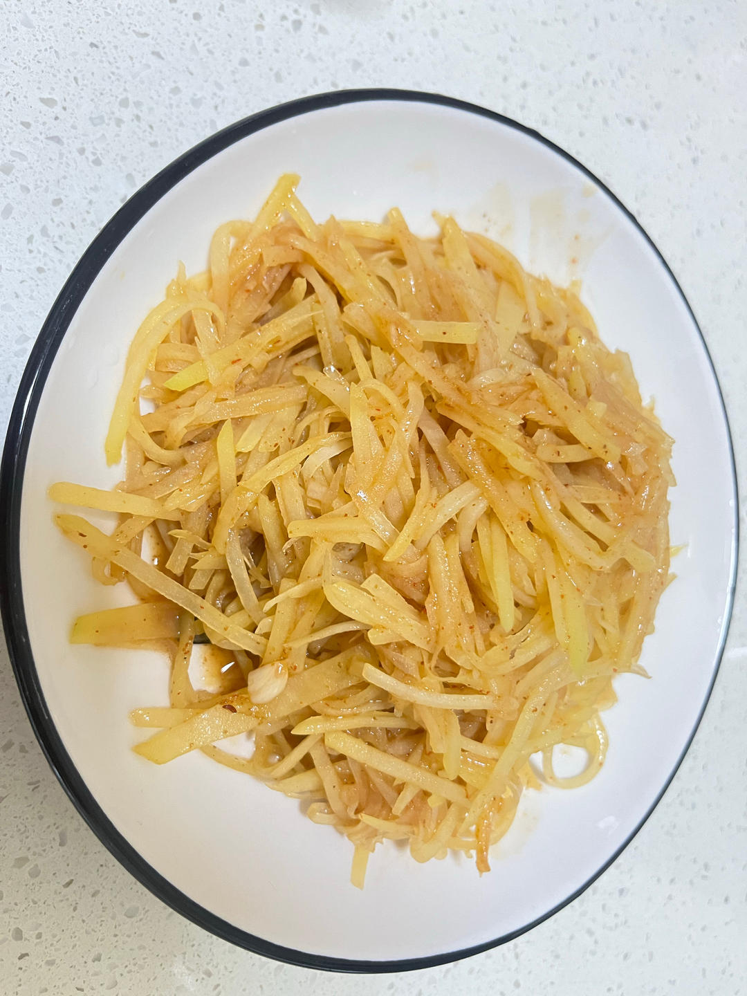 酸辣土豆丝的家常做法 超级下饭