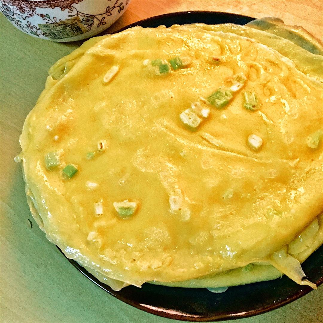 葱花鸡蛋饼