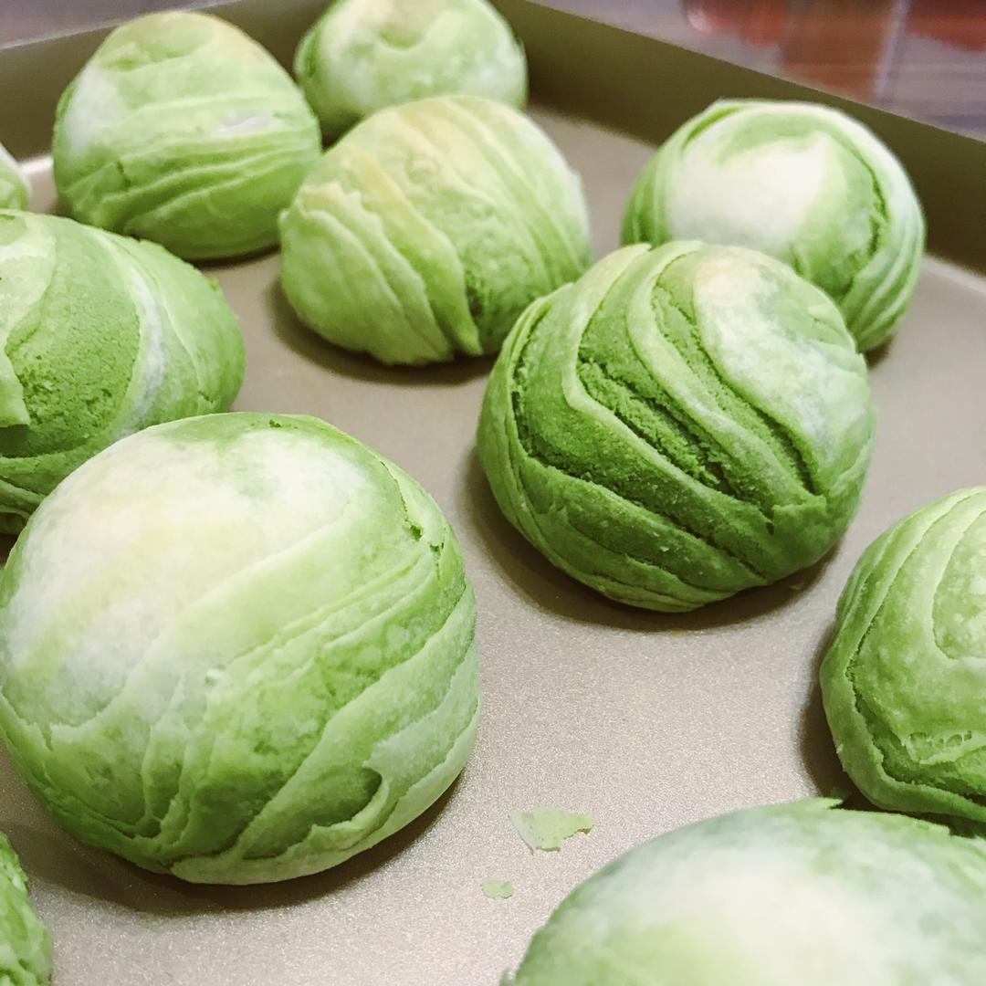 麻薯香芋酥/台湾大甲芋头酥(无猪油完美复刻2015.10修订各种抹茶酥、绿茶酥、蛋黄酥、紫薯酥通用哟）