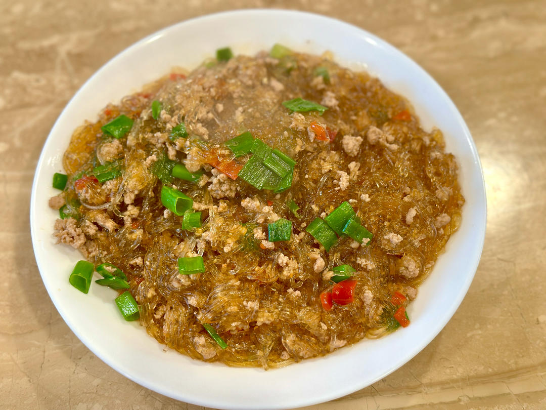 蚂蚁上树(肉末炒粉丝)超下饭‼️十分钟搞定