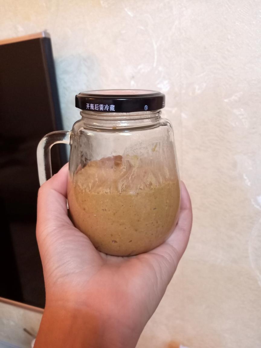 纯手工制作花生酱！！！
