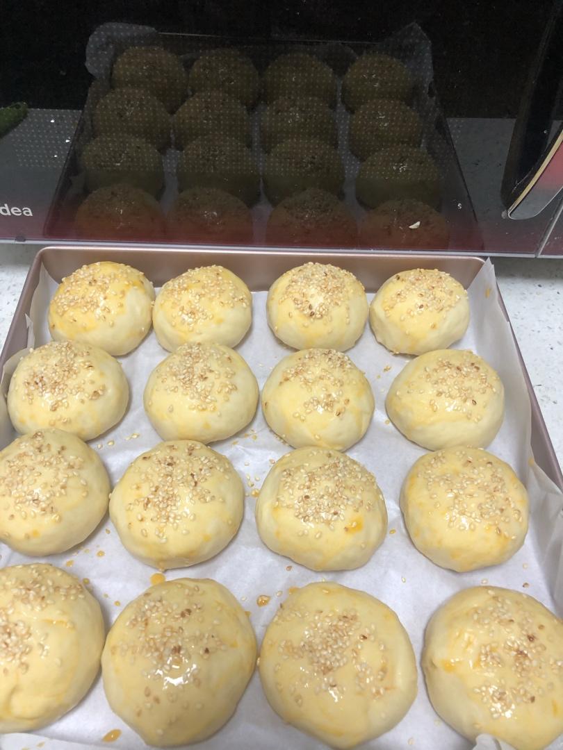 奶黄小餐包-一次发酵超好吃（附快手奶黄馅制作方法）