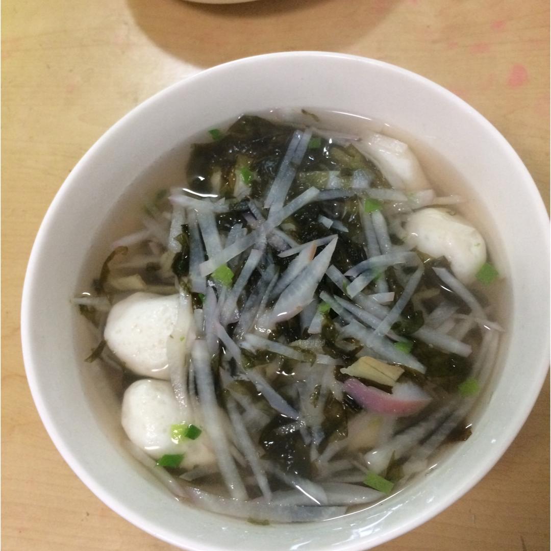 skymap做的萝卜丝紫菜汤