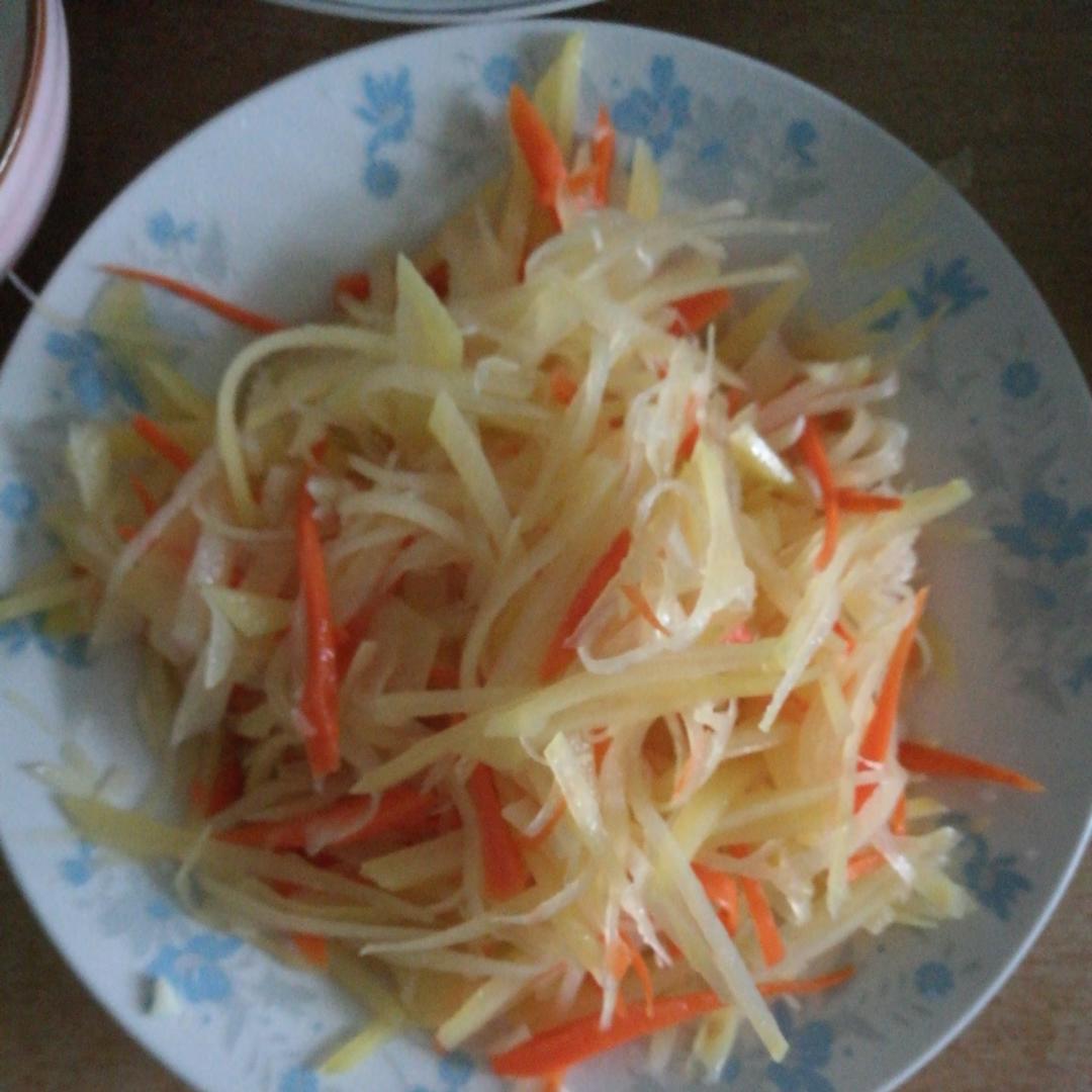 爽口炝拌土豆丝