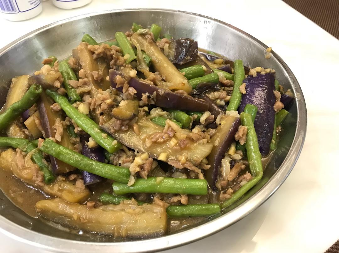 红烧肉沫茄子