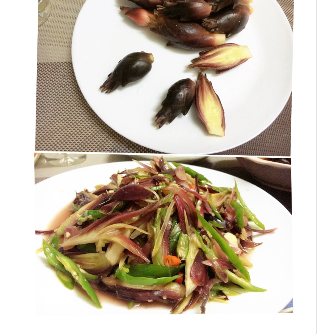 七月薇安vivian做的仔姜拌阳荷