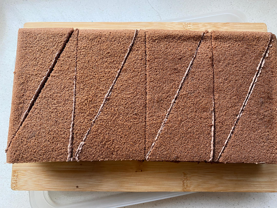 冰酪夹心×巧克力蛋糕三明治