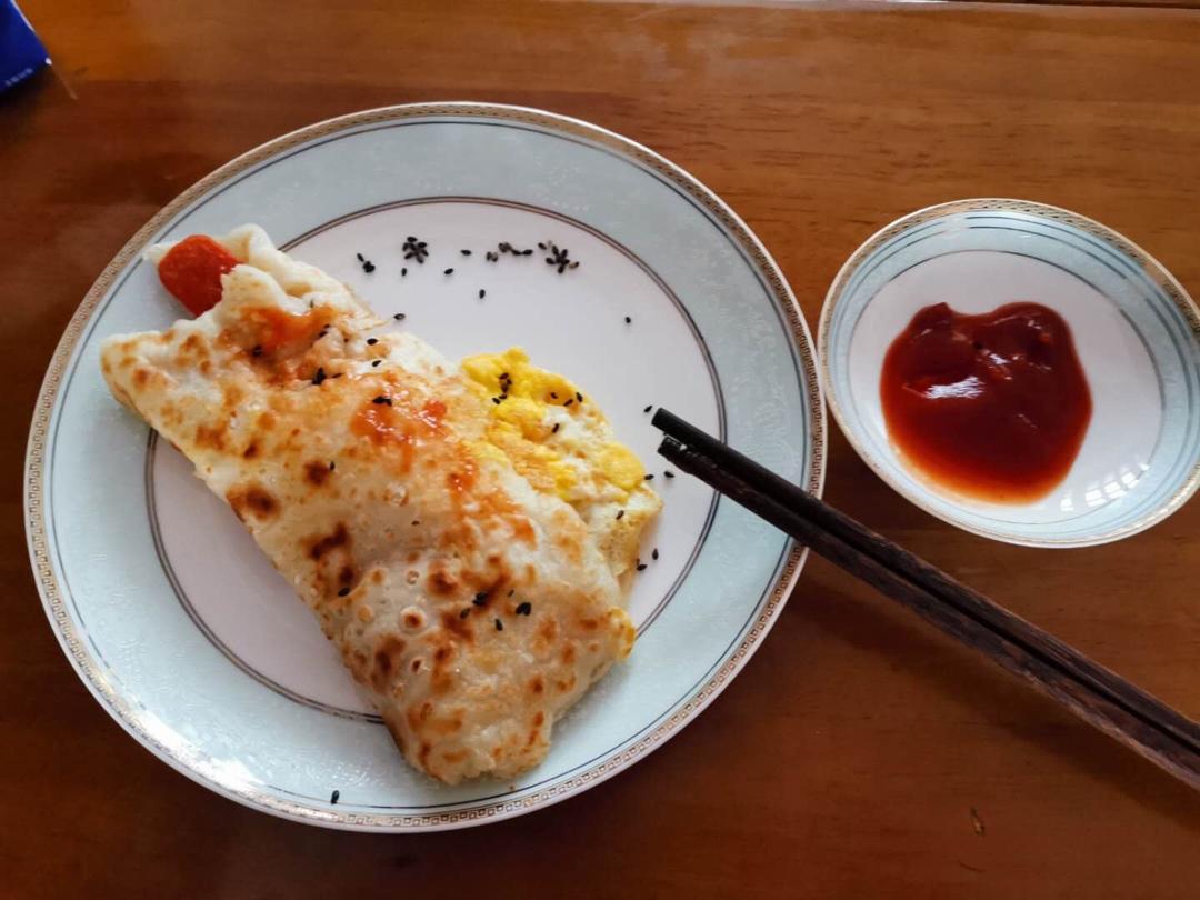 平底锅煎饼果子