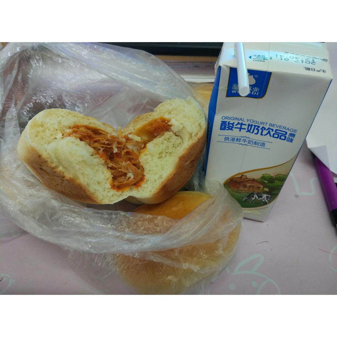 肉松沙拉酱面包（65度汤种）