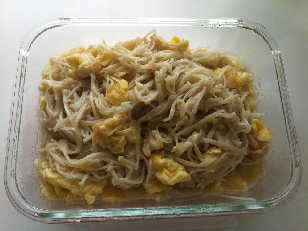 金针菇炒蛋