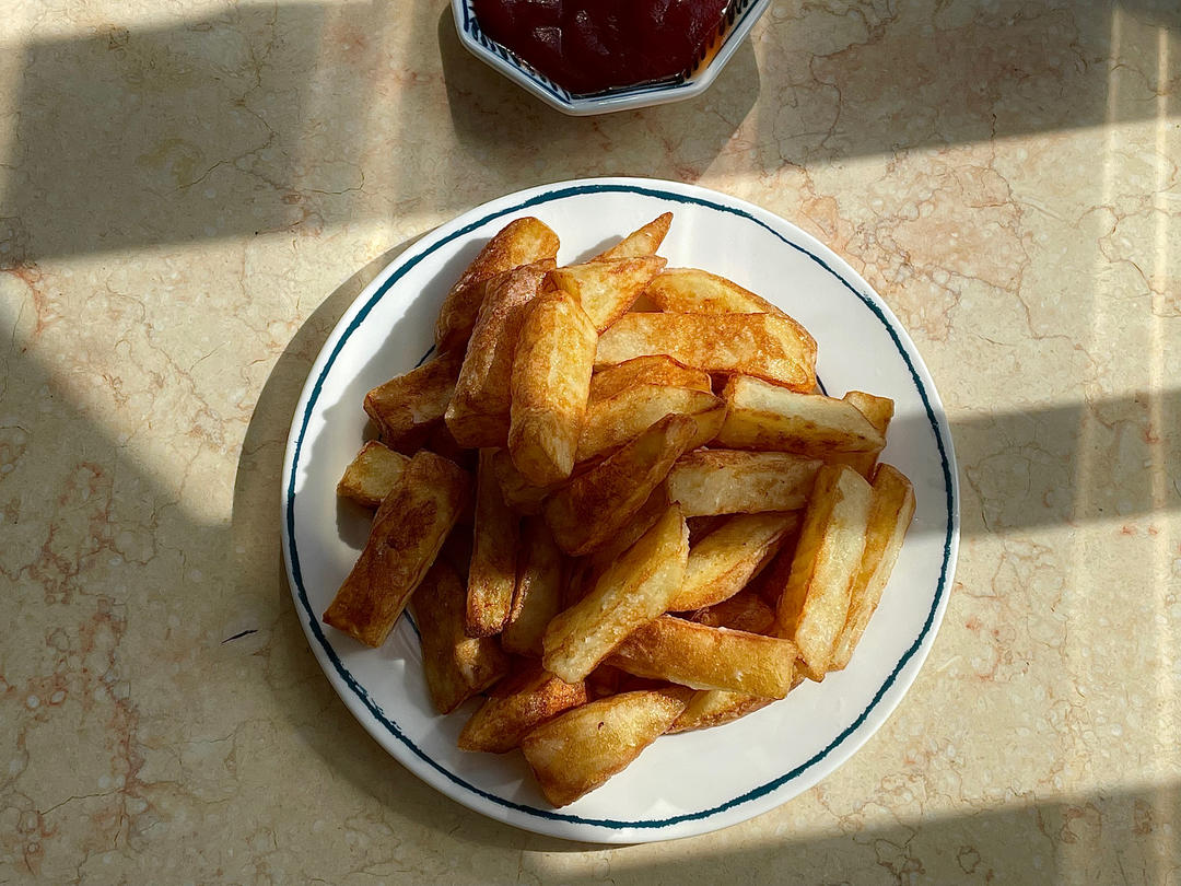 超简单的炸薯条