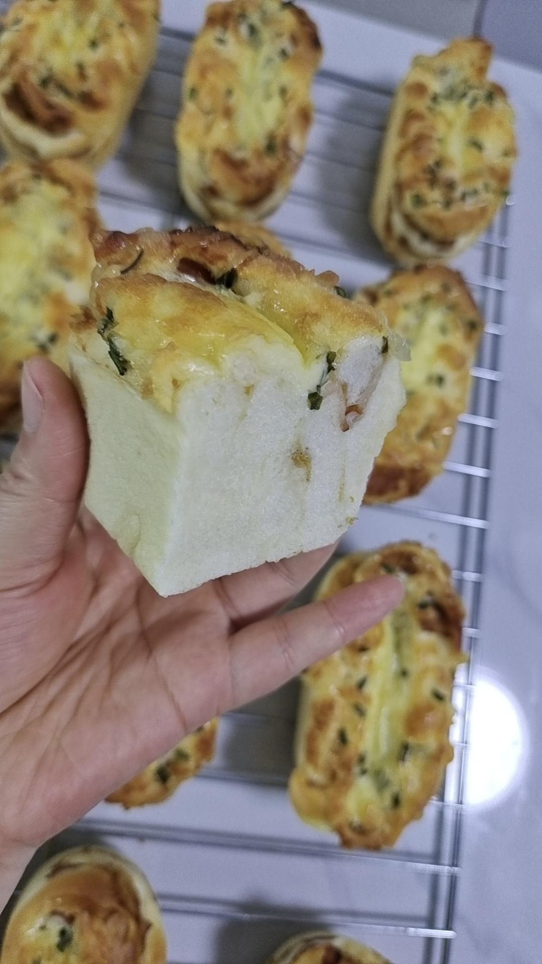肉松培根料多多小吐司，冷藏发酵流程示范第2弹