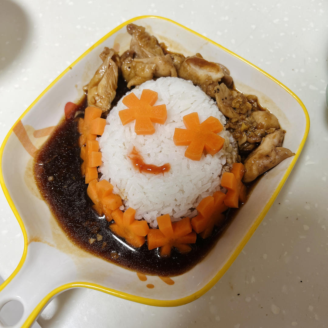 照烧鸡腿饭