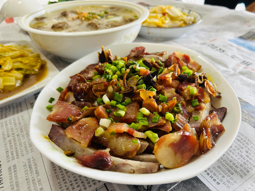 香芋蒸腊味