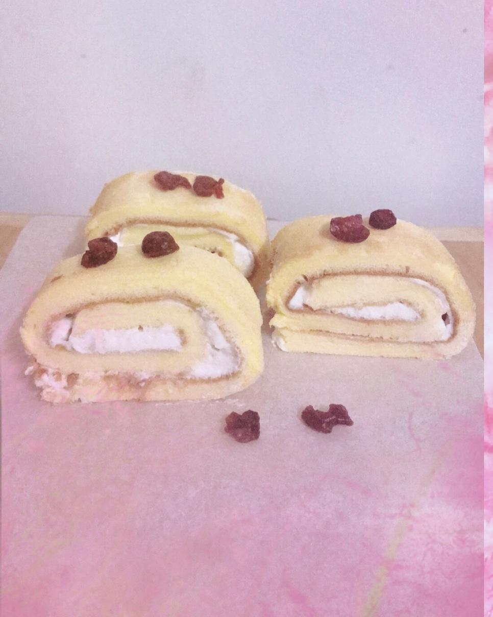 烫面戚风蛋糕卷，平凡，不平淡。