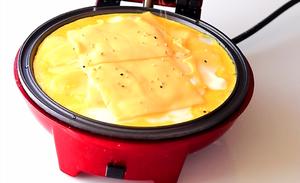 #麦子厨房#小红锅宝宝早餐：芝士土豆鸡蛋饼的做法 步骤7
