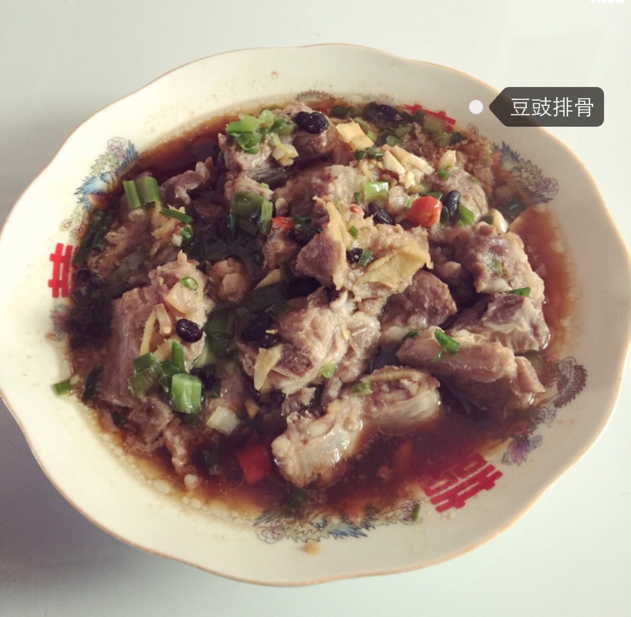 豆豉蒸排骨