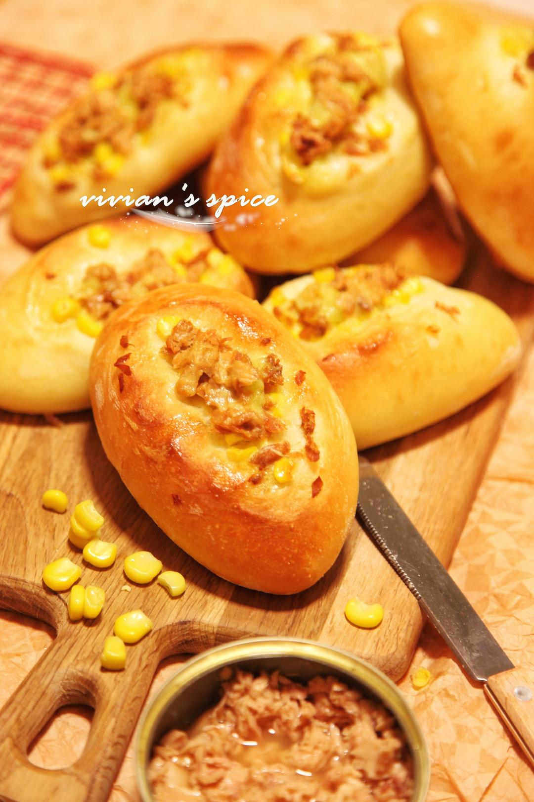 黄金时代Tuna & Corn bread（原方来自【日】坂本利佳《最详尽的面包制作教科书》）