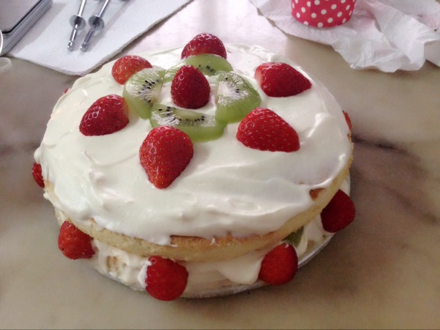 圣诞“裸蛋糕”