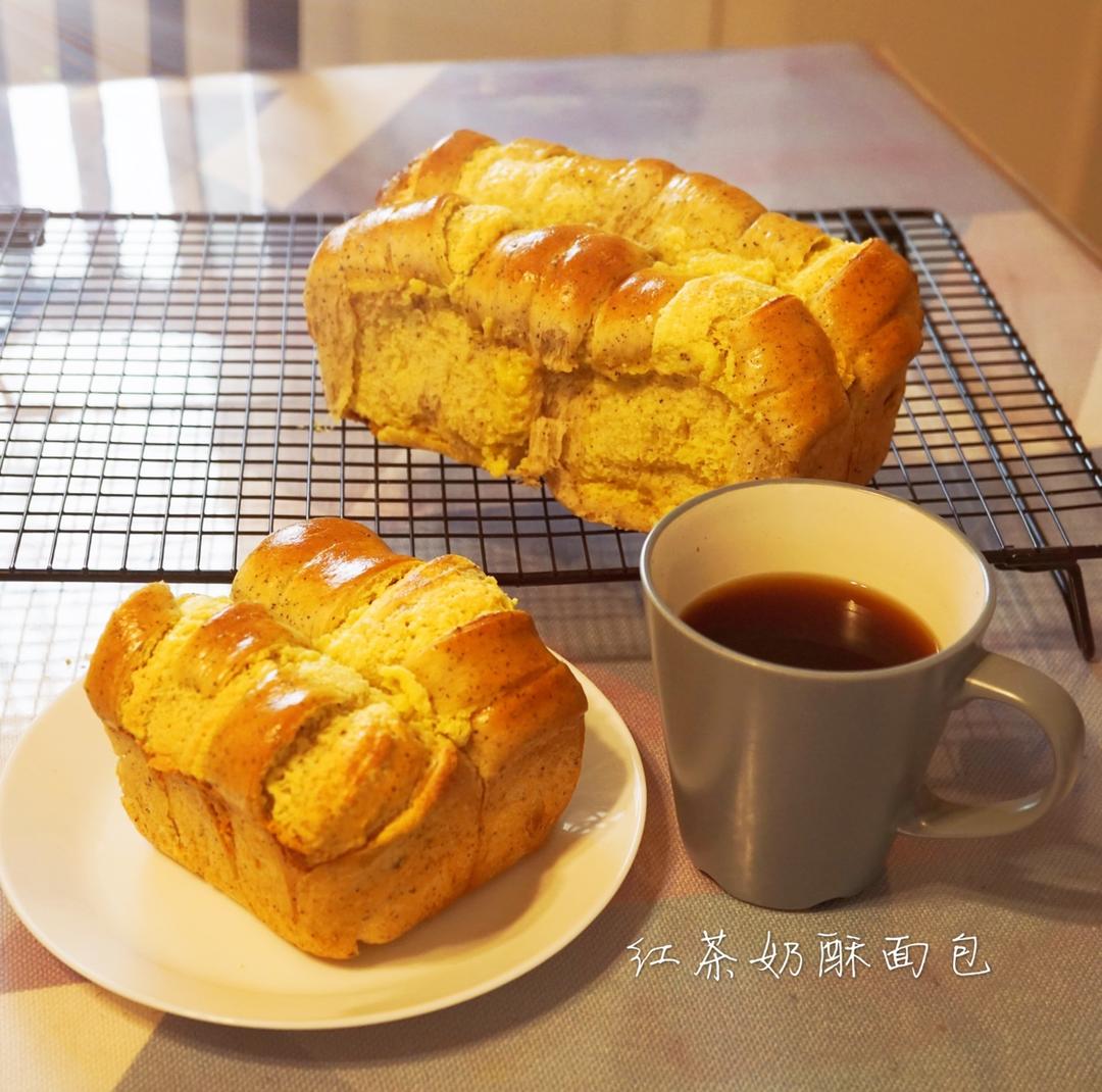 红茶奶酥面包