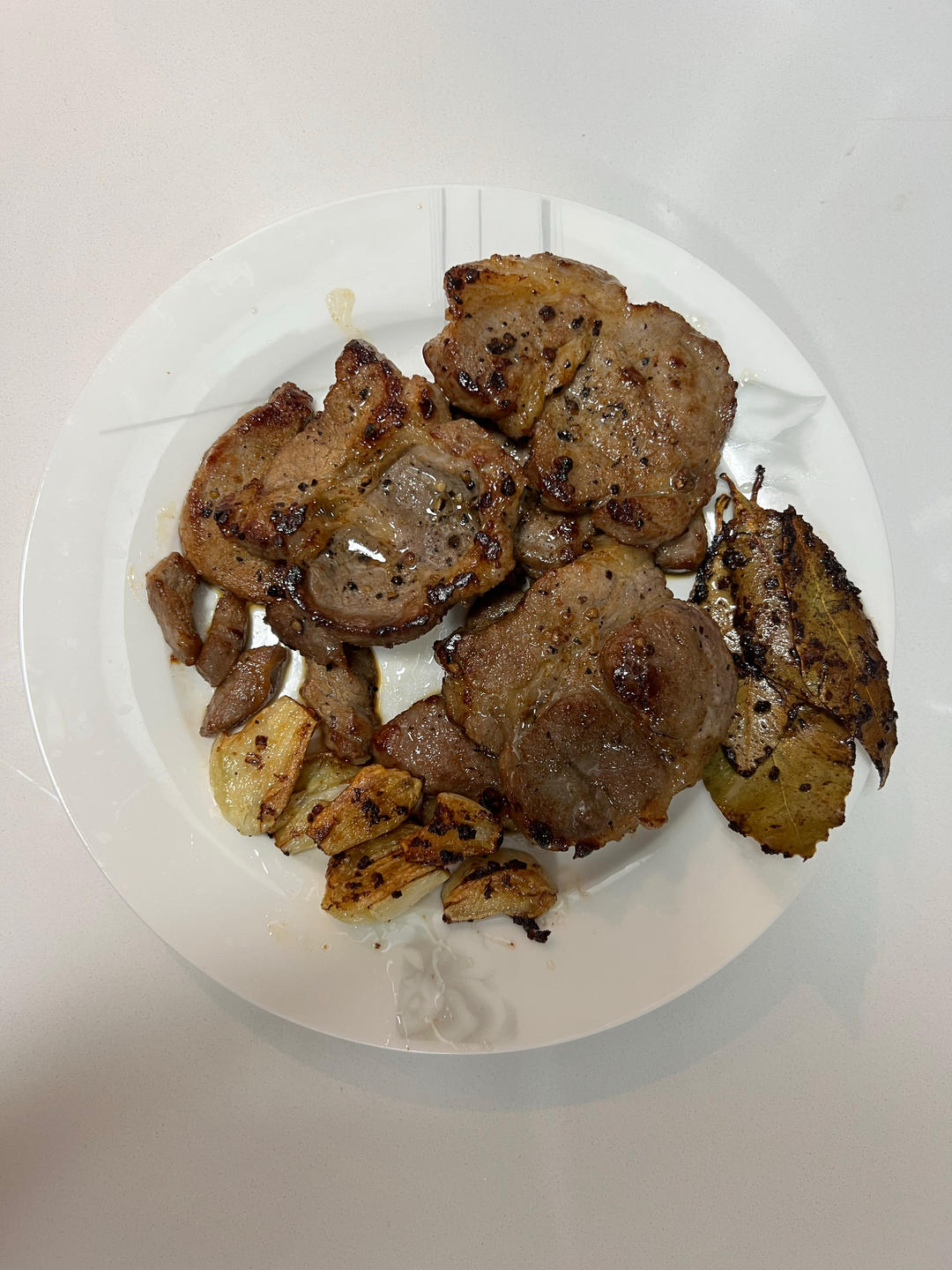 五分钟成就的宴客菜：香煎梅花肉
